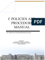 Policies and Procedures Manual 2020