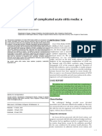 Mastoiditis (Case Report)