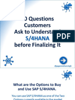 20 Essential Questions SAP HANA
