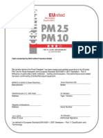 Certificate PM 20 and PM2.5 GM 636