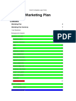 Marketing Plan Template 2