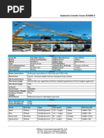 Hitachi Sumitomo Hydraulic Crawler Crane SCX900