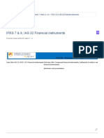 IFRS 7 & 9, IAS 32 Financial Instruments - Compound Instruments, Settlement of Entity's Own Financial Instruments, Disclosure and Presentation