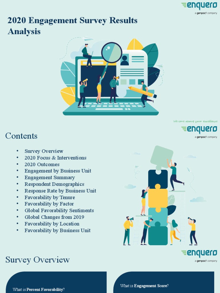 2020 Engagement Survey Results Analysis | PDF | Analytics | Business ...