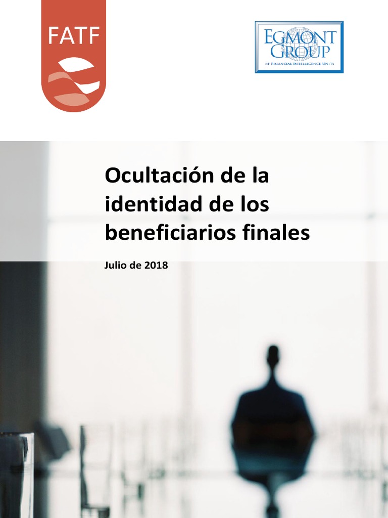 SPANISH FATF Egmont Concealment Beneficial Ownership PDF Lavado de dinero Contabilidad