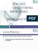Week 1 Lecture 1 Introduction To Manufacturing Processes
