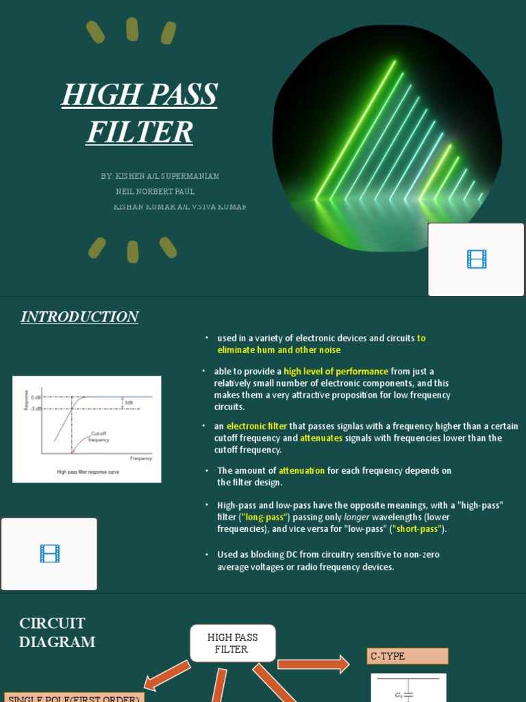 High Pass Filter | PDF