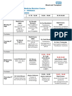 Medics Revision Course Programme 05092022