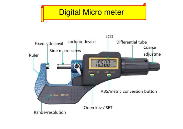 Digital Micrometer PDF