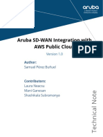 Aruba SD-WAN Integration With Public Cloud (AWS) - Technical Note
