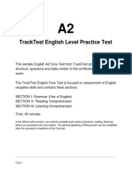 A2 English Test With Answers