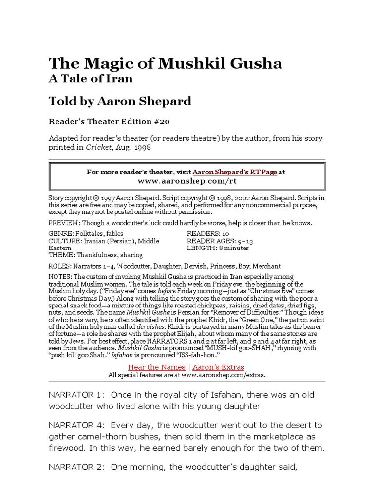 The Tale of Mushkil Gusha | PDF | Classics