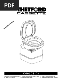 Cassette C 200 Installation Manual