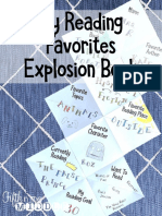 My Reading Favorites Explosion Book