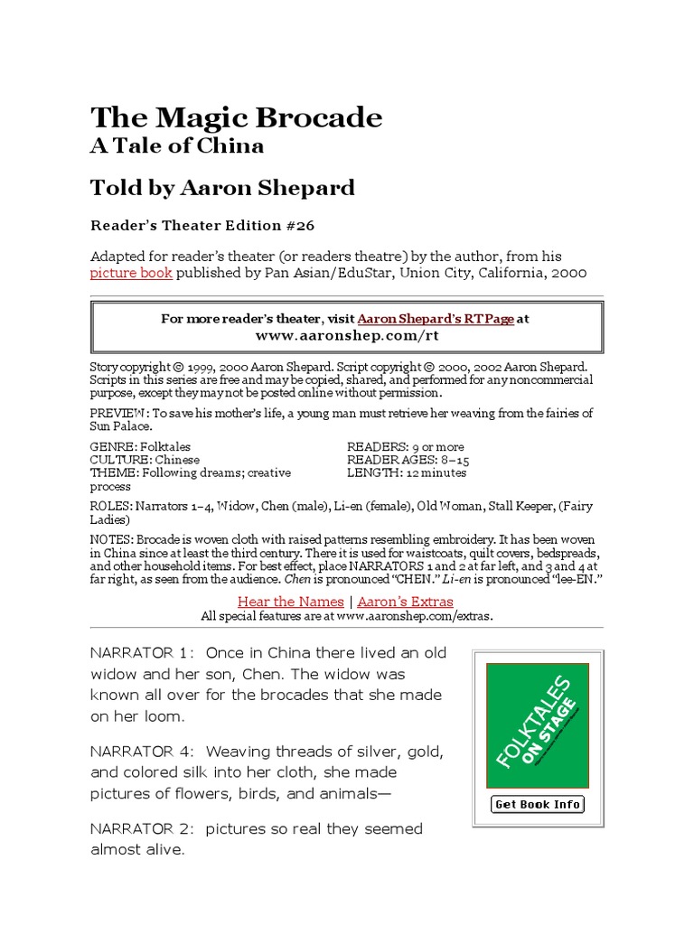 RTE 26 The Magic Brocade PDF