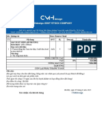 Retail Design and Material - Invoice