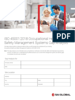 ISO 45001 Gap Analysis - US English - Digital