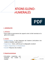 Luxations Gleno-Humerales