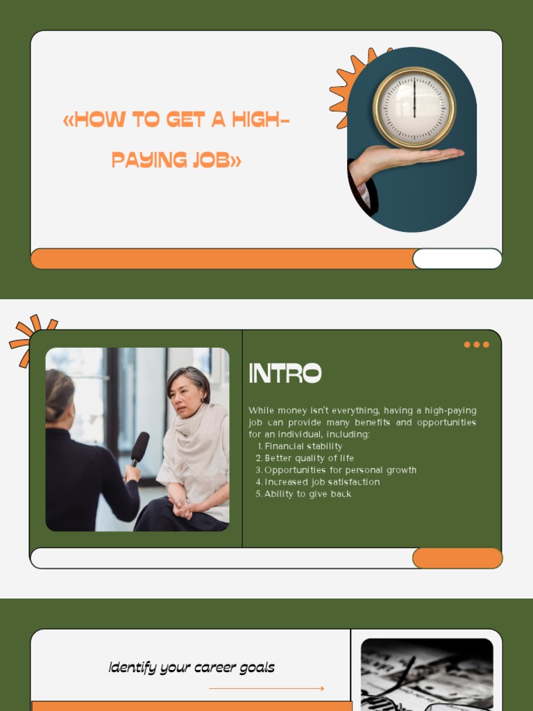 How To Get A High Paying Job PDF