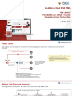 Implementasi OSS RBA PB UMKU Pendaftaran Obat Hewan