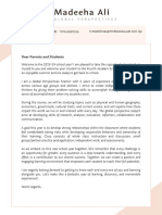 Pink Minimalist Business Cover Letter