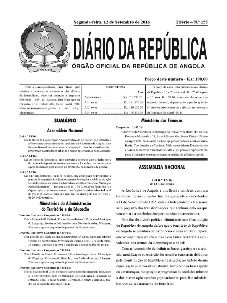 Lei No 9.4301996