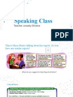 SPEAKING CLASS - Should've
