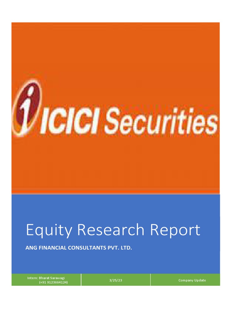 Icici Securities Limited Isec 1683295849 Pdf Equity Finance Expense