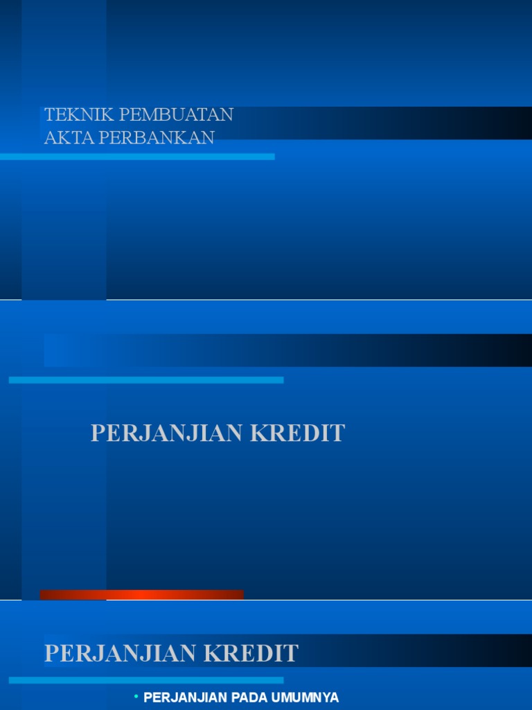 Akta Perbankan: Pemahaman dan Implikasinya