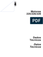 Motor MWM d225, d226 e d229, 3 á 6 Cilindros