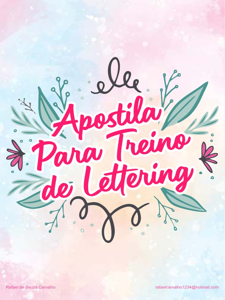 Apostila de Treino de Lettering | PDF | Escrita | Implementos de escrita