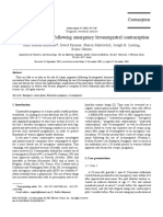 Ectopic Pregnancies Following Emergency Levonorgestrel Contraception