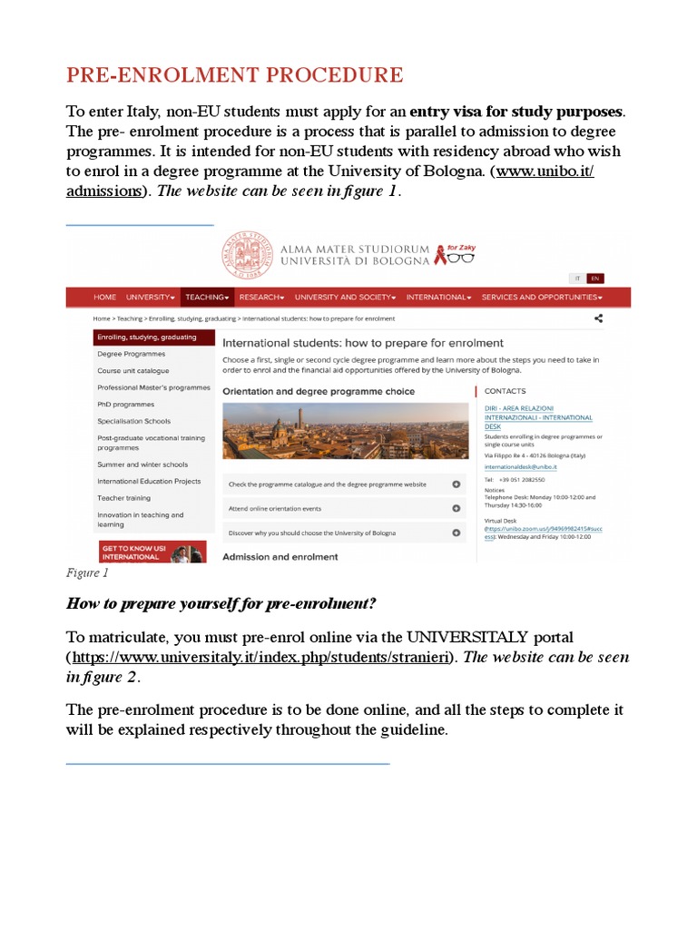 university-of-bologna-pre-enrolment-guide-pdf-travel-visa