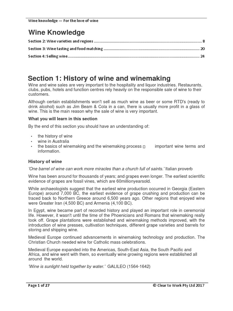 Wine Knowledge Handbook PDF Rose Wine