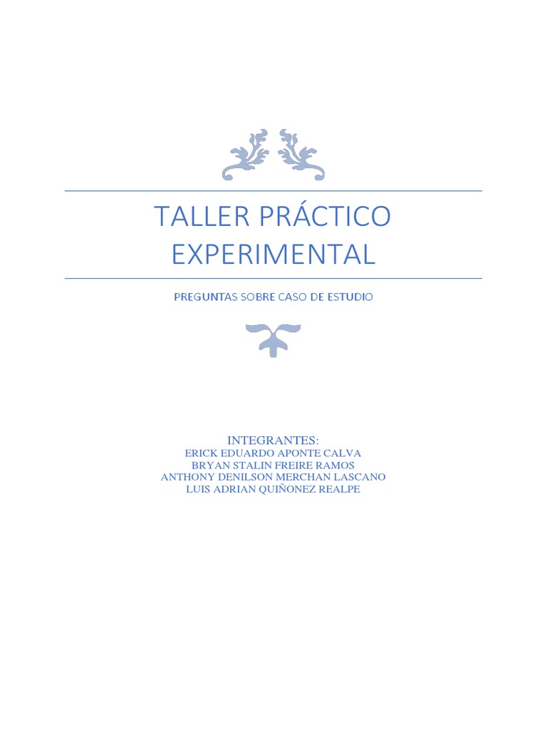 Talento Humano Taller | PDF