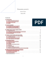 Riemanian Geometry Notes by Martin Taylor