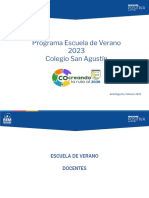 Escuela de Verano y Capacitación (Docentes y Asistentes de La Educación) 2023 CSA