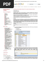 Defining Authorization Objects For Custom Database Tables