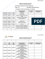 Planilla de Asistencia Escenarios de Práctica Profesional