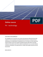 PV-Technology Course