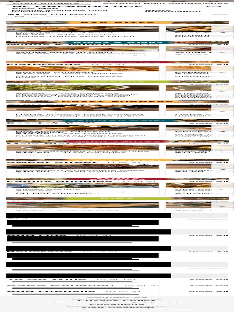 Bar Louie BL Orlando Ucf Order Online PDF Food And Drink