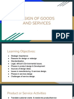 Module 2 Design of Goods and Services