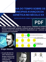 LINHA DO TEMPO Sobre Os Principais Avanços Da Genética No Século XX