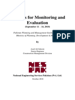 Methods of Monitoring & Evaluation