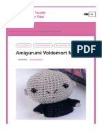 Amigurumi Voldemort Mini - Tecendo Vidas