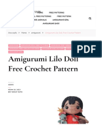 Amigurumi Lilo Doll Free Crochet Pattern