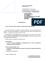 Circolare N27 2022-2023 Chiusura Delle Lezioni - Elezioni Politiche 25 Settembre