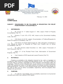 MC 002-02 Relief of Accountability