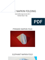 Table Napkin Folding