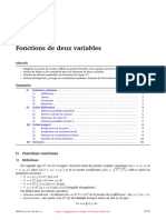 Fonctions de Deux Variables